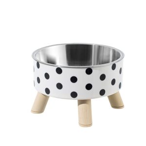 CUENCO INOX CON PATAS 14*9 cm