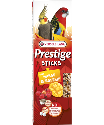 VERSELE LAGA Sticks Periquitos Grandes con Mango y Escaramujo 2x140gr