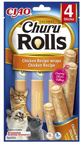 Churu Rolls de Pollo para Gatos – Ciao