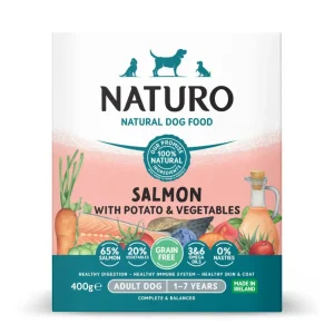 Alimentación Húmeda con Salmón para Perros Adultos - Naturo