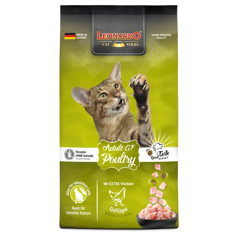 Pienso Leonardo Poultry Gatos Adultos de Aves