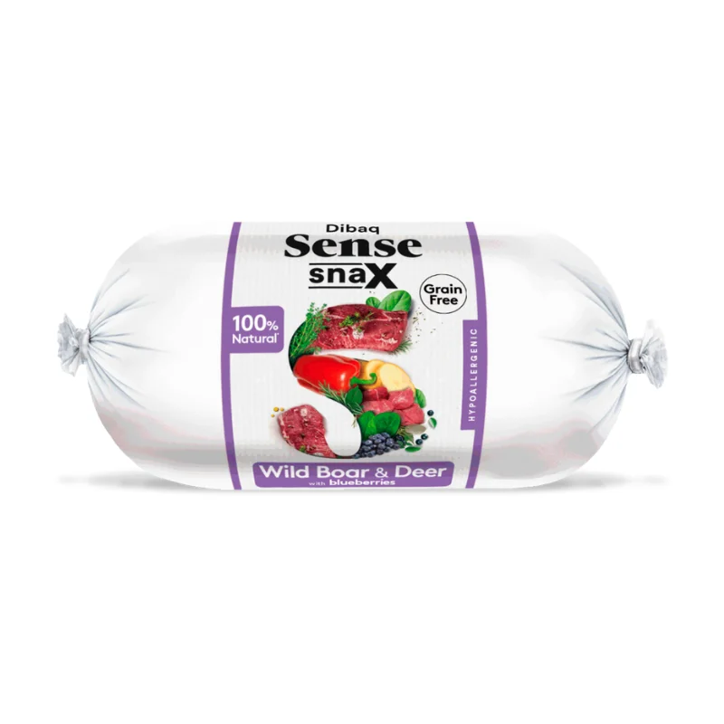 Salchicha Ciervo y Jabalí – Dibaq Sense Snax Bar