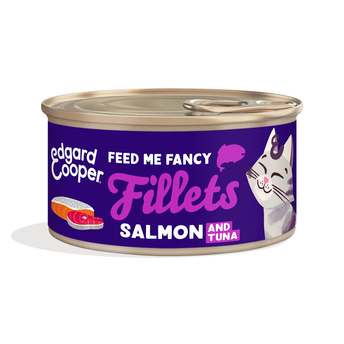 Edgard & Cooper | Filetes - Salmón y Atún para gatos (70g)