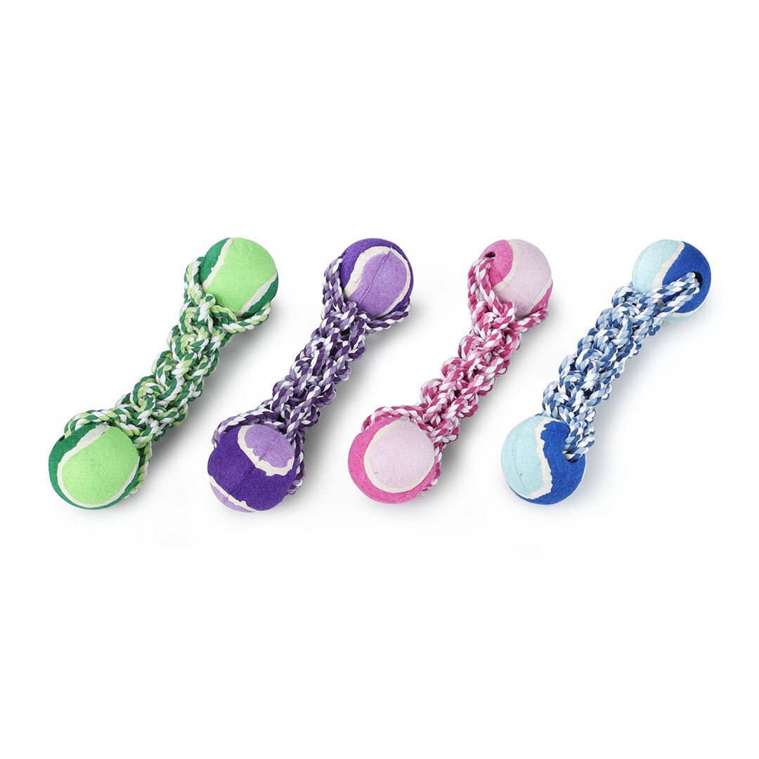 Cuerda Trenzada c/ Pelotas 34,5cm
