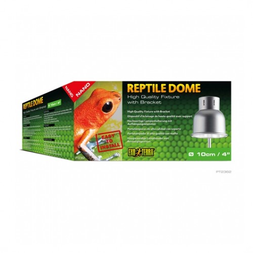 Reptile Dome Nano. Portalámparas con bracket