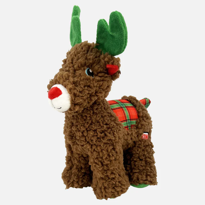 Rudolf el Reno – Peluche para perros navideño