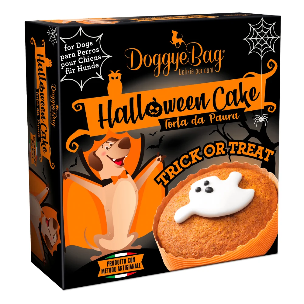 Bizcocho de Halloween para perros